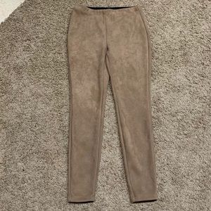 Catherine malandrino suede leggings